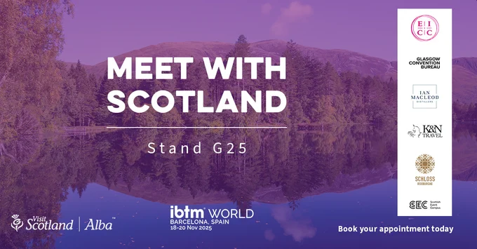 Meet with Scotland
Stand G25
Book your appointment today