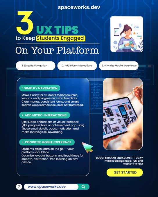 3 UX Tips to Keep Students Engaged on Your Platform