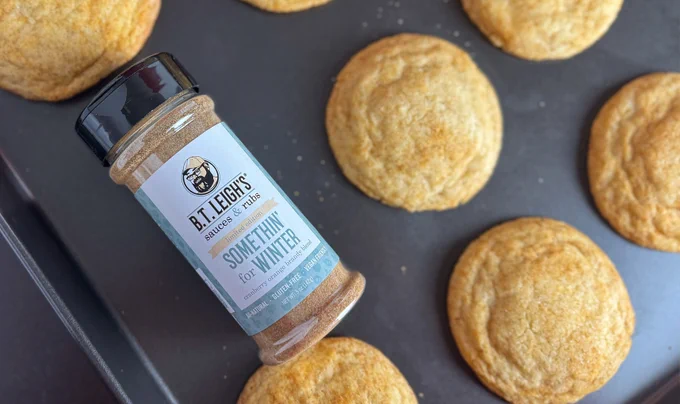 B.T. Leigh's Cranberry Orange Brandy Snickerdoodles