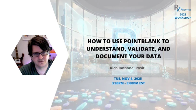 With the pointblank package it’s really easy to methodically validate your data whether in the form of data frames or as database tables. On top of the validation toolset, the package gives you the means to provide and keep up-to-date with the information that defines your tables. https://rstudio.github.io/pointblank/