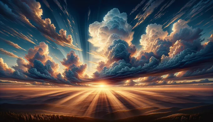 🎨 AI Art Prompt of the Day 🎨

"Grand and detailed cloudy evening sky with rays of the setting sun piercing through, creating a mesmerizing, atmospheric, high-detail landscape."

✨Reply with your favorite AI Art!

#ArtificialIntelligence #AIArtwork #AI