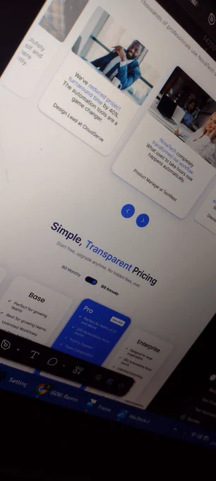 Picture of a website