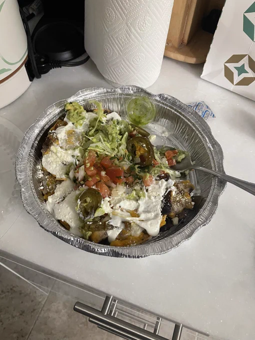 nachos from Los Tacos City Habanero