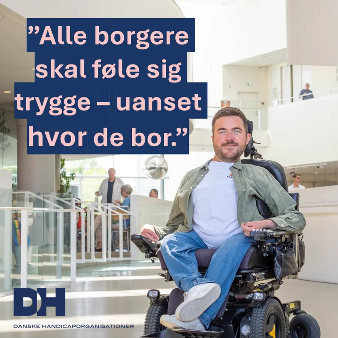 Her ses Simon Toftgaard med citatet: Alle borgere skal føles trygge - uanset hvor de bor.