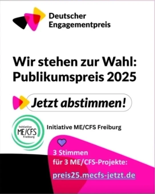 Banner Deutscher Engagementpreis/Kategorie Publikumspreis 
Aufruf für die 3 Projekte abzustimmen