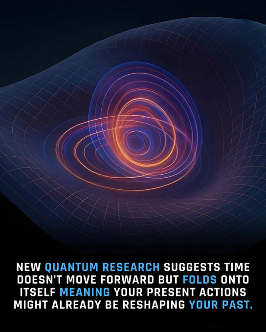 In a new quantum experiment, scientists saw something that challenges everything we think we know about time. Instead of flowing forward like a river, time seemed to loop and fold back on itself. Particles behaved as if their future could affect their past, blurring the line between cause and effect in ways that defy ordinary understanding.

This strange behavior was observed through quantum entanglement a phenomenon where two particles remain mysteriously linked, no matter how far apart they are. When scientists changed how they measured one particle, it seemed to alter the history of its partner retroactively. It’s as if “now” and “then” exist together, constantly reshaping each other in a single, connected moment.

The findings hint that time may not be a one-way path but a flexible structure that bends and connects distant events. Your choices don’t rewrite your past, but on a quantum level, the universe might not follow the rules of linear order at all.