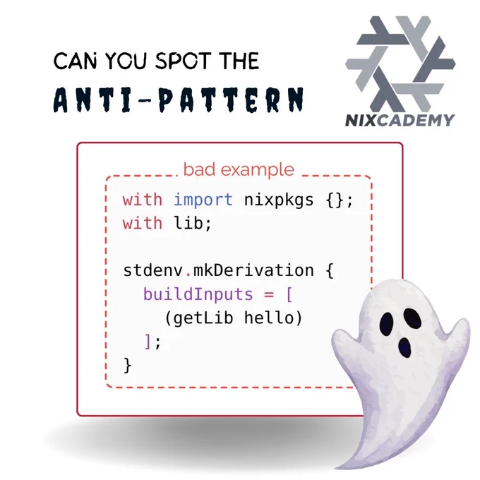Can you spot the Nix anti-pattern in this code snippet?