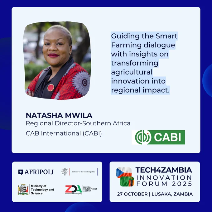 A passionate agricultural scientist and transformative leader, Dr. Mwila brings over 15 years of experience driving innovation across Africa’s agrifood systems. At CABI, she connects research, technology, and policy to create practical, scalable solutions for farmers — from pest risk and biosecurity initiatives to nature-based microbial solutions and digital advisory tools.