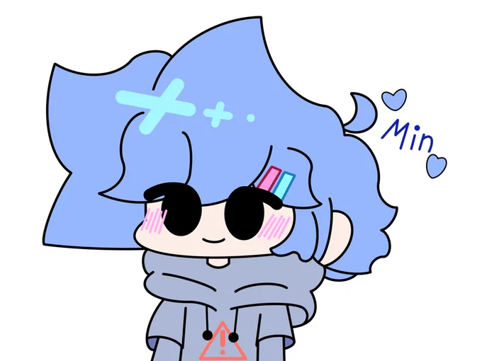 I added colors on Minji’s original paper artwork