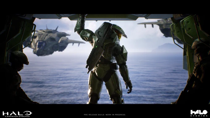 Master Chief in Halo: Campaign Evolved