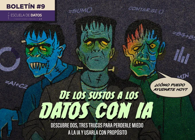 #LATAM |

🌎📊 Comunidad datera...

🎃🪦 Esta #SpookySeason...

🧟🤖 Si el miedo a la #IA quieren perder...

📨 Nuestro boletín #9 deberán conocer 📨

👩🏽‍💻📈 Descubran el por qué necesitamos #datos de calidad para que la #IA no sea una calamidad ACÁ ➡️ bit.ly/B3DD2025