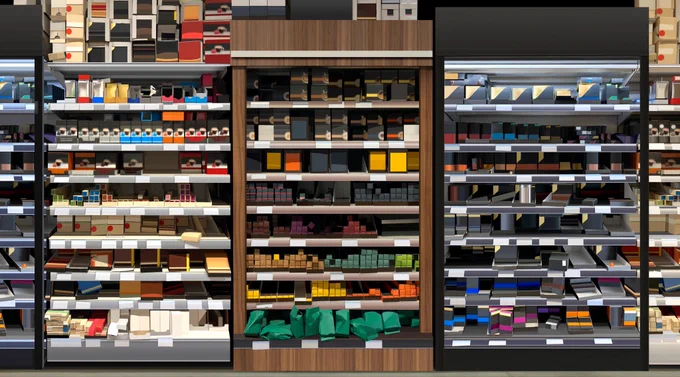 Coffee capsules in a supermarket ☕️

https://stock.adobe.com/contributor/211338080/Whatson
 #Coffee #Capsules #CoffeeLovers #CoffeeShelf #EspressoTime #CoffeeAddict #CoffeeMoments #mockup #grocerystore #supermarket #PremiumCoffee #Retail #CoffeeVibes #brandless #CoffeeEssentials #ShelfStyle