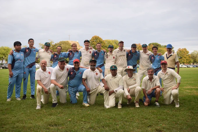 Bushmen and Corfu team combined team photo