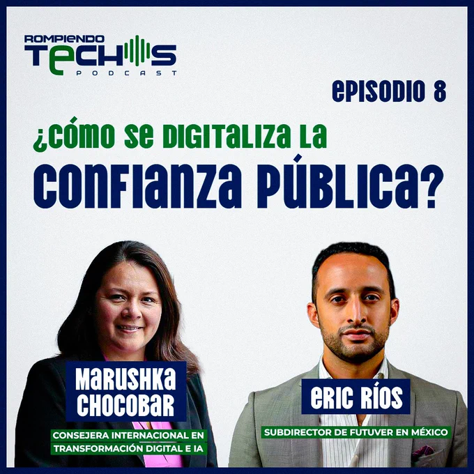 🎙️llega un nuevo ep. del PodCast #𝗥𝗼𝗺𝗽𝗶𝗲𝗻𝗱𝗼𝗧𝗘𝗖𝗛𝗼𝘀: “𝗕𝘂𝗿𝗼𝗰𝗿𝗮𝗰𝗶𝗮 𝗗𝗶𝗴𝗶𝘁𝗮𝗹: 𝗥𝗲𝗶𝗻𝘃𝗲𝗻𝘁𝗮𝗿 𝗲𝗹 𝗘𝘀𝘁𝗮𝗱𝗼 𝗱𝗲𝘀𝗱𝗲 𝗹𝗮 𝘁𝗲𝗰𝗻𝗼𝗹𝗼𝗴í𝗮” 
¿Digitalizar trámites o transformar la relación Estado-ciudadano?
Invitados de excepción: 𝗠𝗮𝗿𝘂𝘀𝗵𝗸𝗮 𝗖𝗵𝗼𝗰𝗼𝗯𝗮𝗿-Perú @mchocobar y Eric Ríos de #FutuverMéxico
🎧 Escúchalo aquí:
👉 https://bit.ly/4o959oe
👉 https://bit.ly/3WXBrGQ
#GobiernoDigital #LegalTech #Futuver