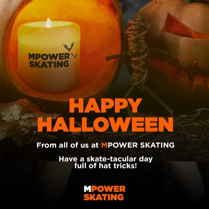 Happy Halloween From All of Us at MPower Skating.
Have a Skate-tacula Day Full of Hat Tricks!