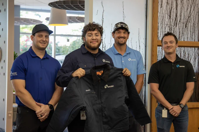 Graduates of Makino's 17-week PQS Training program 