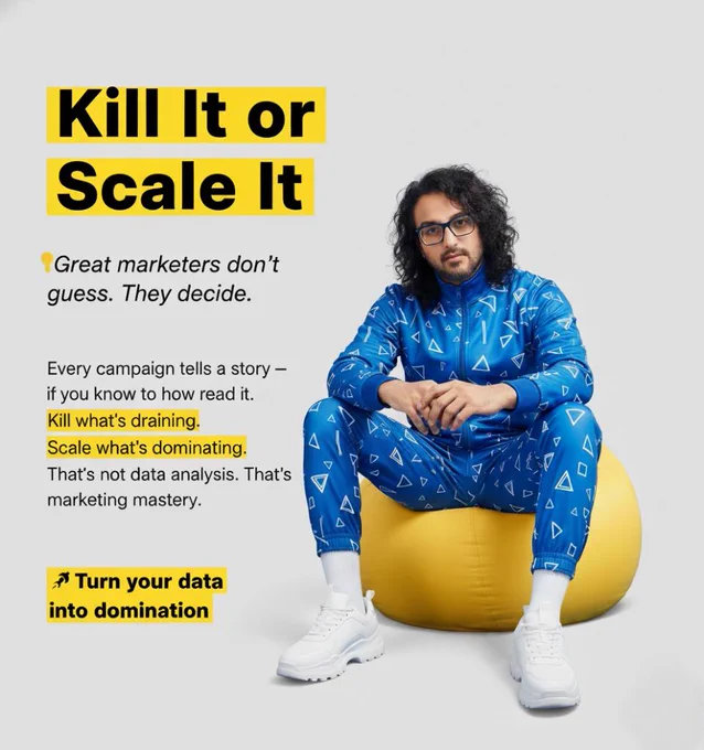 performance marketing, growth hacker, ad optimization, marketing analytics, data-driven strategy, campaign scale, ROI, decision making, growth mindset