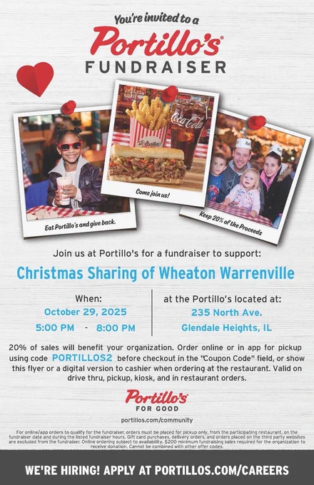 Portillo's Christmas Sharing