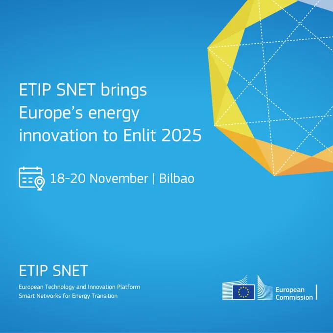 ETIP SNET brings Europe's energy innovation to Enlit 2025, 18-20 November 2025 in Bilbao. 