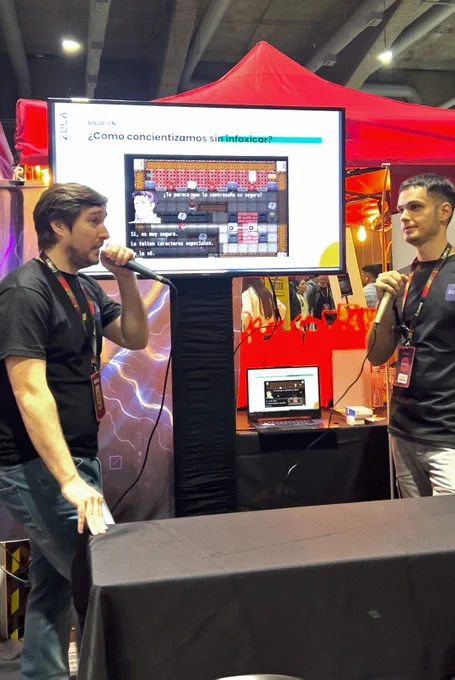 Pedro Droven y Alan Burastero de ZULA Ciberseguridad en Ekoparty 2025