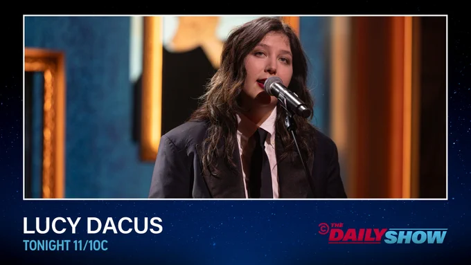 Lucy Dacus performs on The Daily Show.