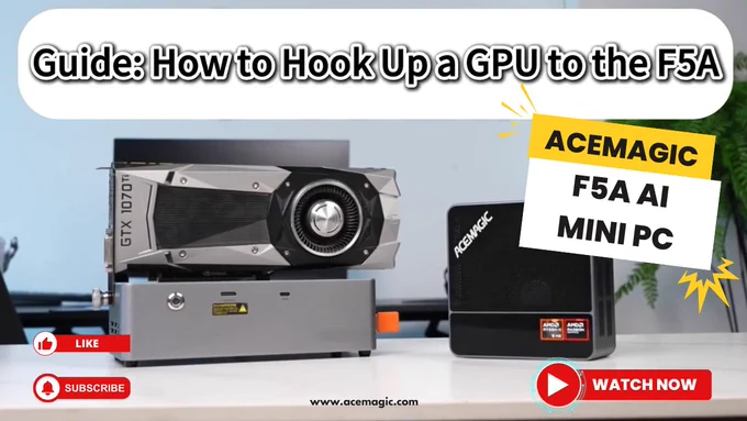 Ready to supercharge your setup? Our guide shows you how to connect a GPU to the ACEMAGIC F5A AMD Ryzen AI 9 HX 370 #MiniPC — unleashing next-level performance for creators, gamers, and multitaskers alike.
🎯 Grab your F5A now on our Official Website and use code 10ACEFAN3 for an extra discount

▶ https://youtu.be/aBUmypi5l9Y

🔗 https://shorturl.at/hQ2FT

#ACEMAGICF5A #RyzenAI #ACEMAGICPC #Oculink #AI #ACEMAGICPCTutorial #techtutorials