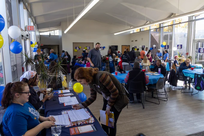Petition signing at Michigan LCV Rent Is Too Damn High party in Detroit