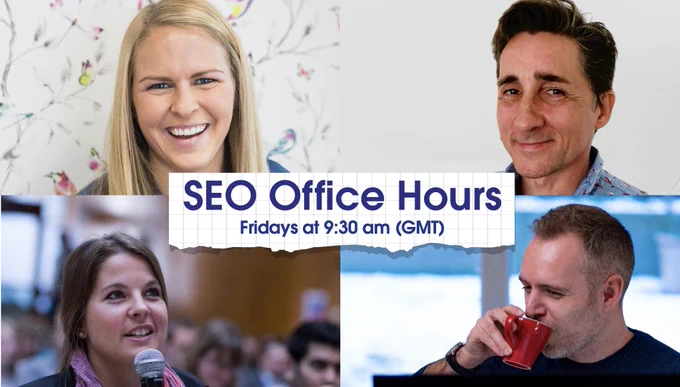 SEO Office Hours panel for Friday 31st October 2025: Becky Simms, Josep M Felip, Jo Turnbull, Michael Chidzey