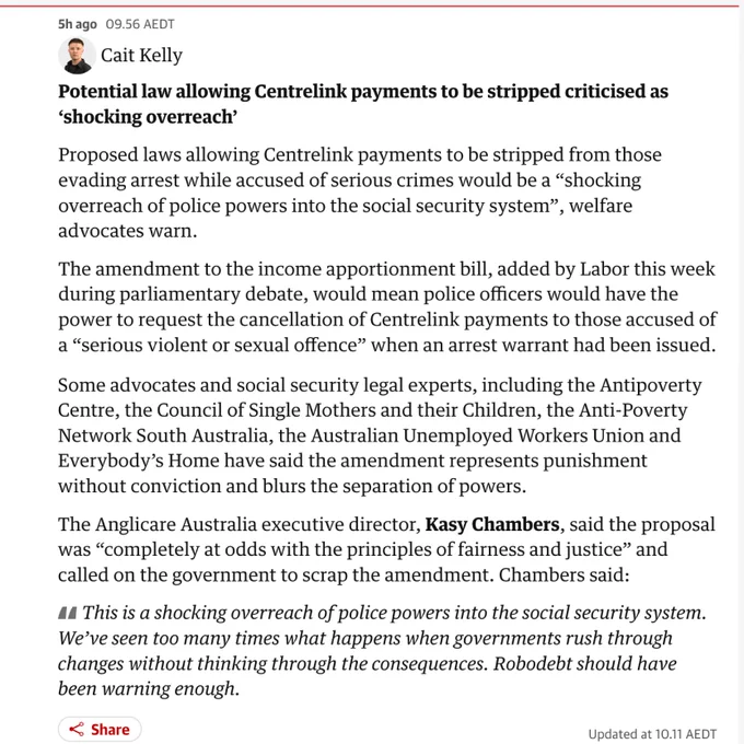 Screencap of Guardian blog update. Link to full text in next post. 