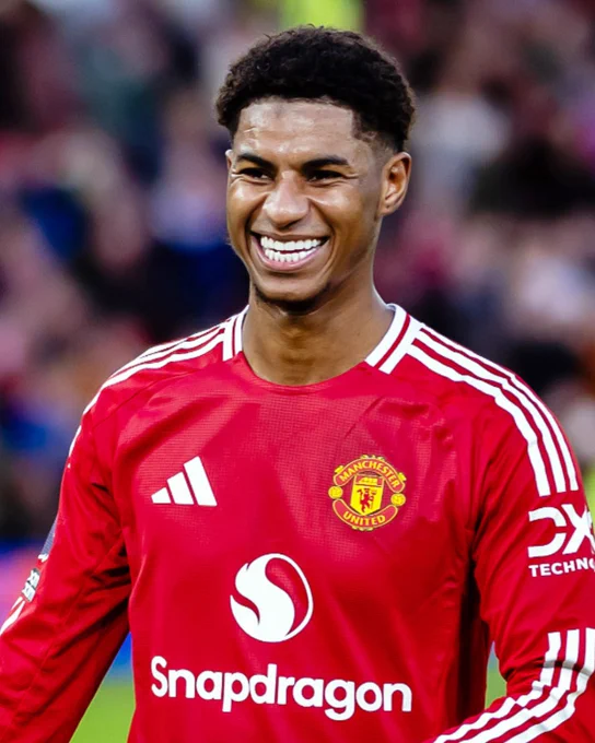 Marcus Rashford at Old Trafford.