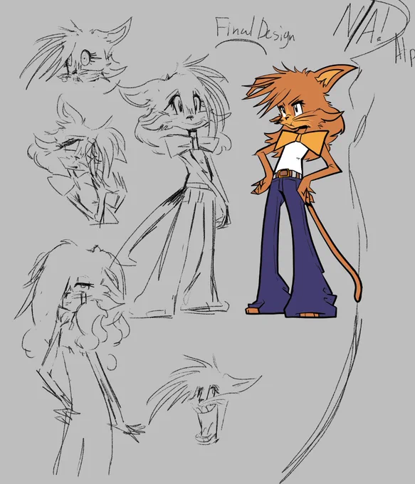 N/A or (NA)

is a trans girl that works with guts

ATM I haven't developed the world surrounding them, but I have an idea they have a Sam and Max dynamic !!