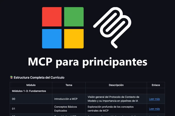 MCP para principiantes de Microsoft