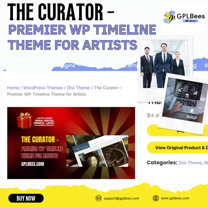  The Curator – Premier WP Timeline Theme for Artists