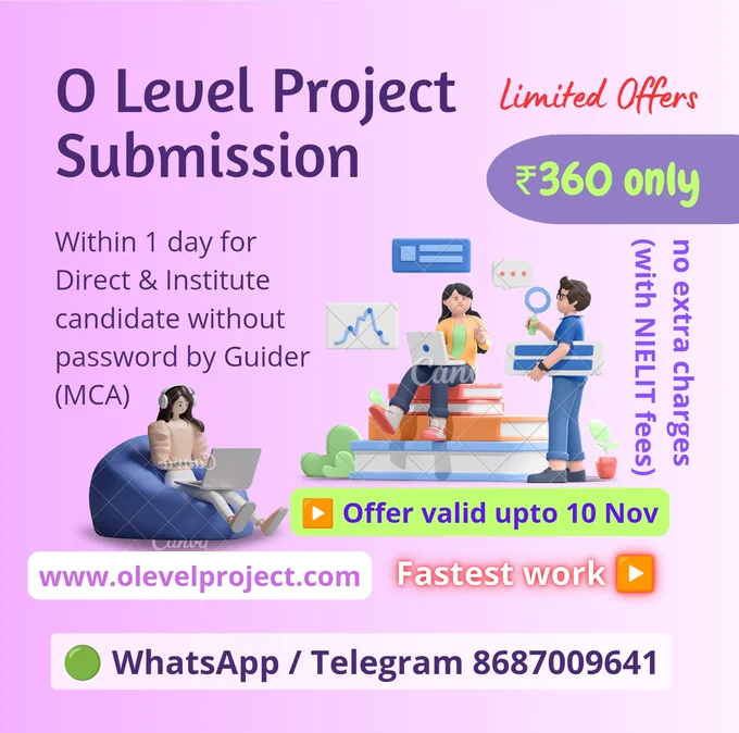 Institute | O Level Project Submission | O Level Project Guide | O Level Project For Direct Candidate | O Level Project Kaise Banaye | O Level Project For Institute Candidate | O Level Project | O Level Project Online Submission | O Level Project Topics | O Level Project File | O Level Project Submit Kaise Dekhe | O Level Project Kab Submit Hota Hai | How To Submit O Level Project Online | O Level Project Fees | O Level Project Submit | O Level Project Submission Fees | O Level Project Submission By Guider | Nielit O Level Project 2025 | IT Project | Computer Science Project | O Level Project On Python | O Level Project On Html