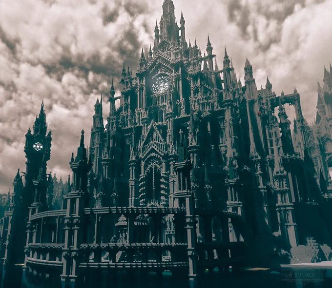 An old project ive contributed by building a whole castle in Minecraft for like 2 months.