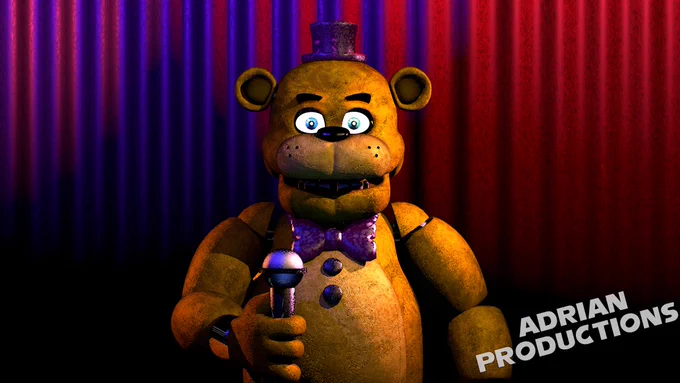 Model: Scott Cawthon, Steel Wool and Illumix;
Fix and Edit: UFMP;
Port to C4D: ManuelPeDel;
Fredbear Stage: LtRMP;
Port to C4D and Lights: arethon.