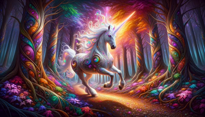 🎨 AI Art Prompt of the Day 🎨

"Magical unicorn in an ethereal forest, with multicolor foliage and radiant sunlight, fantasy-themed, high-detail, vibrant colors"

✨Reply with your favorite AI Art!

#ArtificialIntelligence #AIArtwork #AI