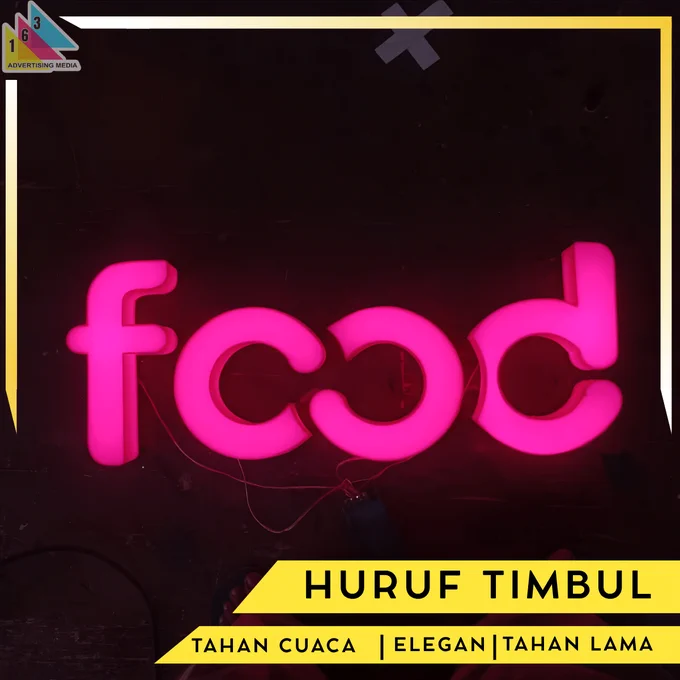 Huruf Timbul_Food