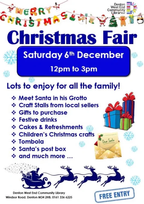 Christmas Fair poster.