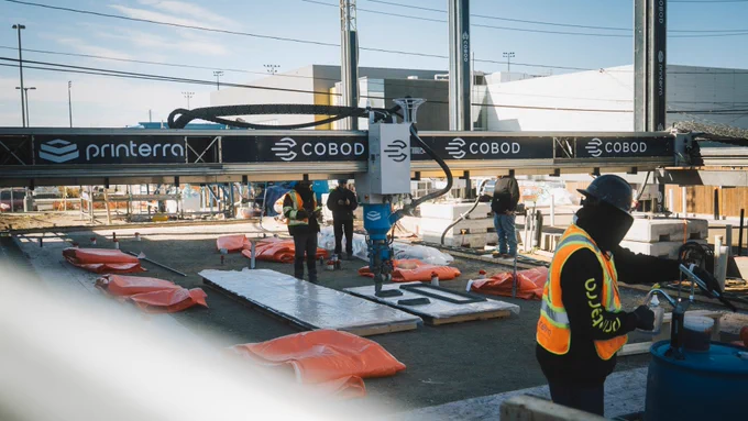 Work begins at UWindsor’s 3D printing site, where construction is underway on a new student residence. p of people on a boat