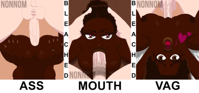 Getting BWC in each of her Delicious Dark Holes~

Feeds her White Men Addiction~