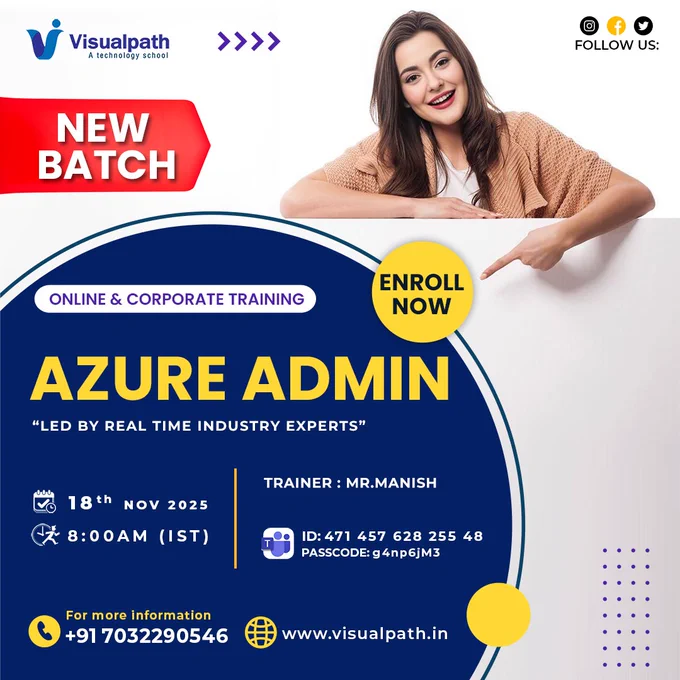Upcoming New Batch – Azure Admin

