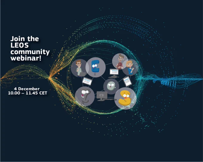 Join the LEOS community webinar!
4 December, 10:00-11:45 CET