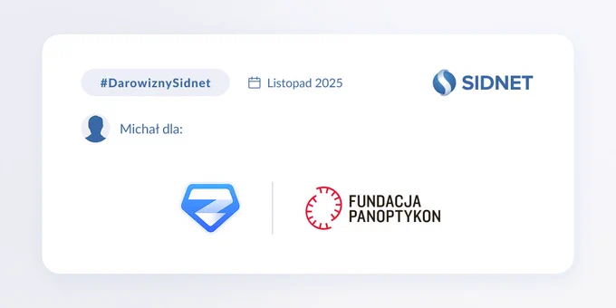 Logotypy projektów open-source i non-profit wspieranych przez software house Sidnet