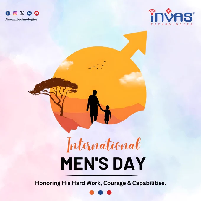Honoring His Hard Work, Courage & Capabilities — Today & Always. 💙👑 

#InternationalMensDay #MensDay #MensDay2025 #SaluteToMen #MenMatter #CelebrateMen #StrongerTogether #mensday  #19november #RespectForMen #HonoringMen #MensStrength #MenWithPurpose #SupportMen #MenWhoInspire #RealMenCare #invastechnologies 