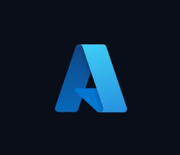 Letter A on black background.