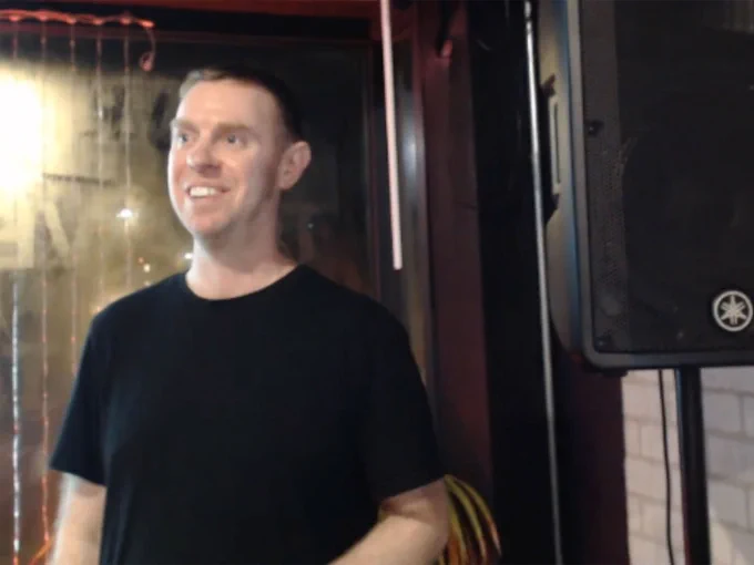 Mike, mid presentation