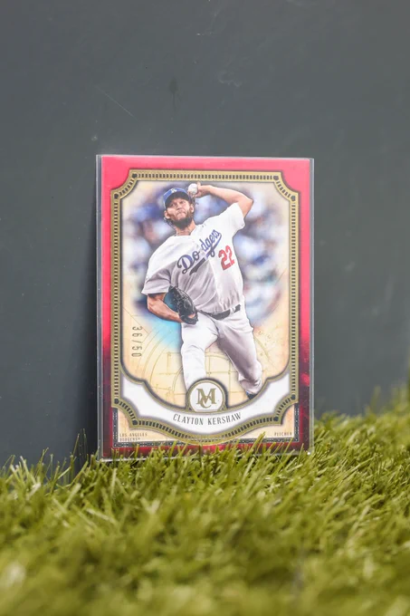 2018 Topps Museum Collection
Clayton Kershaw, Los Angeles Dodgers (36/50)