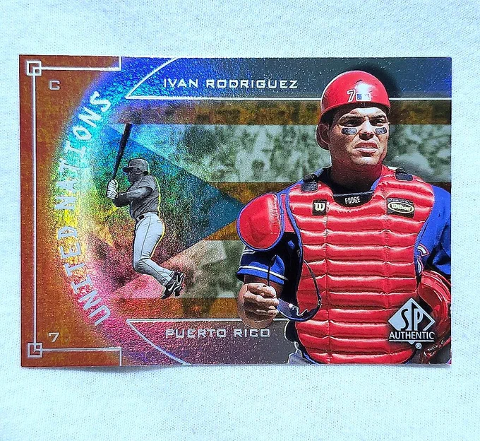 2000 Upper Deck SP Authentic #UN9 Ivan Rodriguez Texas Rangers 