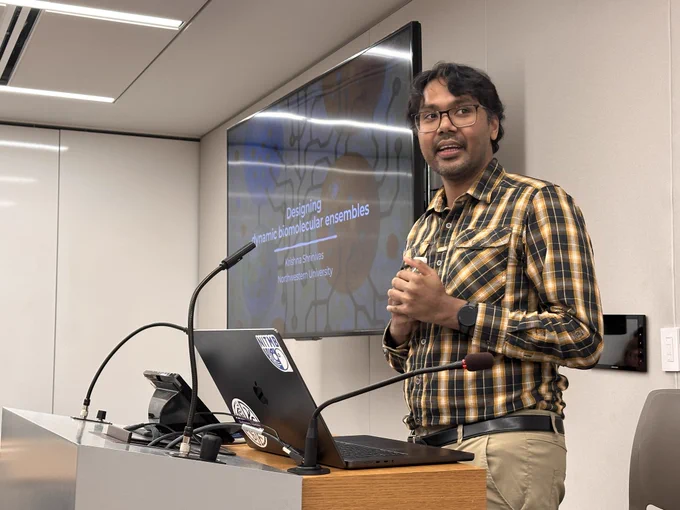 Krishna Shrivinas at podium